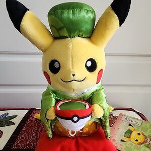 NWT Pokémon Center Pikachu Kimono Tea Ceremony- Kyoto Japan Exclusive Plush